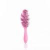 Escova De Cabelo Go Green Folha Rosa