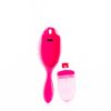 Escova De Cabelo Desembaraçadora Rosa Com Dispenser Para Tratamento