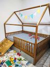 Cama Casinha com Cerquinha e Bicama ou Gavetas | Kazakama