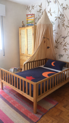 Cama Montessoriana  em Madeira Maciça - Grade Cerquinha 