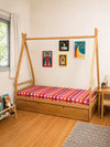 Cama Cabana Solteiro com Bicama ou Gavetas | Oka
