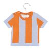 CAMISETA TRIP AZUL/LARANJA