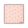 FRALDA DE BOCA POÁ BORDÔ/FUNDO ROSA 