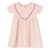VESTIDO GOLA NUVEM ROSA