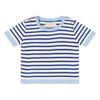 CAMISETA UNI LISTRADA AZUL
