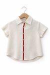 CAMISA LEE LISTRA ÚNICA OFF WHITE