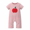 BODY TSHIRT LISTRADO MAÇÃ
