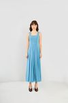 VESTIDO LONGO PESPONTADO IZAR ACQUA