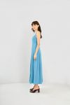 VESTIDO LONGO PESPONTADO IZAR ACQUA