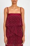 BLUSA GUIPURE ONDA MERAK CHERRY