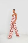 CALÇA PANTALONA ESTAMPADA NAVI FLORAL NINA