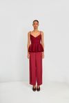 BLUSA COM PEPLUM REGOR CHERRY