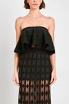 TOP BABADO REGOR PRETO