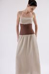 VESTIDO LONGO ABERTURA FRONTAL YARA
