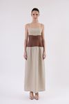 VESTIDO LONGO ABERTURA FRONTAL YARA