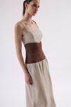 VESTIDO LONGO ABERTURA FRONTAL YARA