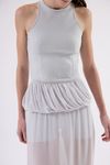 VESTIDO MIDI COM SEDA MIRELLA