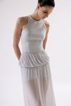 VESTIDO MIDI COM SEDA MIRELLA