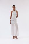 VESTIDO MIDI COM SEDA MIRELLA
