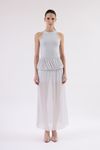 VESTIDO MIDI COM SEDA MIRELLA
