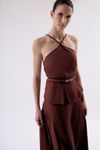 BLUSA ACINTURADA PREGAS CASSIA
