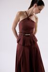 BLUSA ACINTURADA PREGAS CASSIA