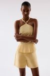 BLUSA ACINTURADA PREGAS CASSIA