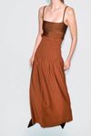 VESTIDO LONGO COM BUSTO DE TRICOT OPHELIA