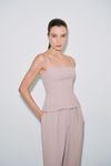 BLUSA DE ALÇA COM PEPLUM LATERAL LAYLA