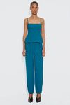 BLUSA DE ALÇA COM PEPLUM LATERAL LAYLA