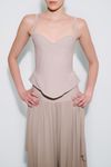 BLUSA DE ALÇA PEPLUM ELARA