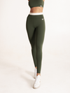 LEGGING LOLLA VERDE MILITAR COM OFF WHITE