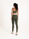 LEGGING LOLLA VERDE MILITAR COM OFF WHITE