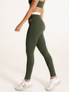 LEGGING LOLLA VERDE MILITAR COM OFF WHITE