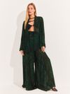 blusa kimono animal print verde 140104 rayo