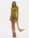 vestido curto verde alice 0753 oásis resortwear