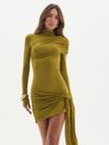 vestido curto verde alice 0753 oásis resortwear