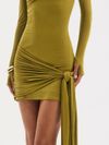 vestido curto verde alice 0753 oásis resortwear