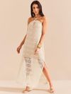 vestido longo renda off white 1938 de chelles