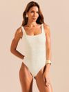 maiô quadrado renda off white 1929 de chelles
