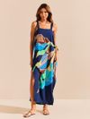 vestido dupla face duo floral 1745 de chelles