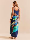 vestido dupla face duo floral 1745 de chelles