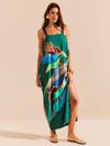 vestido dupla face duo floral 1745 de chelles