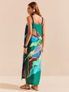 vestido dupla face duo floral 1745 de chelles
