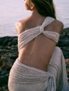 vestido longo renda off white cosmo 18154 la sirène