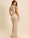 vestido longo renda off white bali 18152 la sirène
