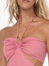 vestido midi mel rosa VE18 triya