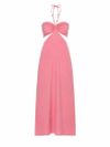 vestido midi mel rosa VE18 triya