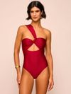 maiô ombro só vermelho laís 1625 mos beachwear