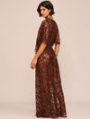 saída longa renda marrom alínia 1849 mos beachwear